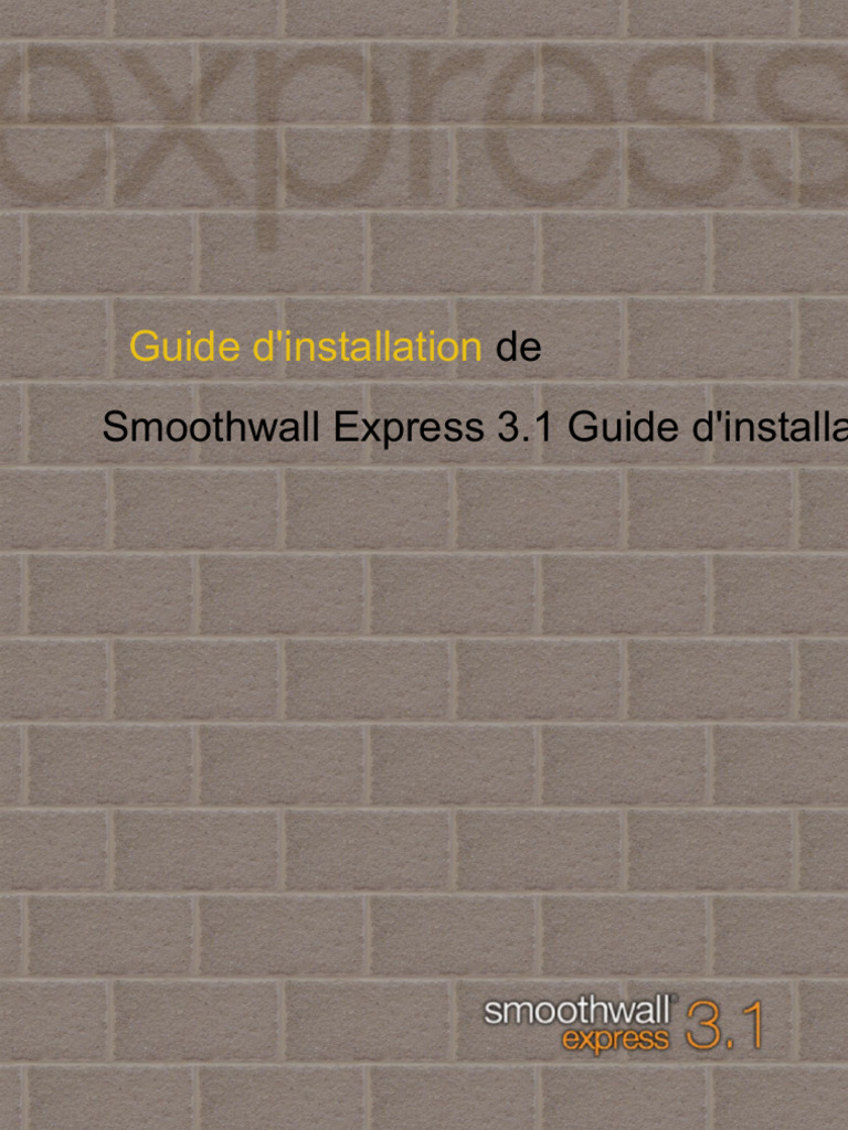Installation de Smoothwall Express 3.1 | PDF | Démarrage d'un ...