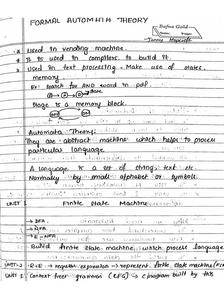 FLAT Unit 1 | PDF