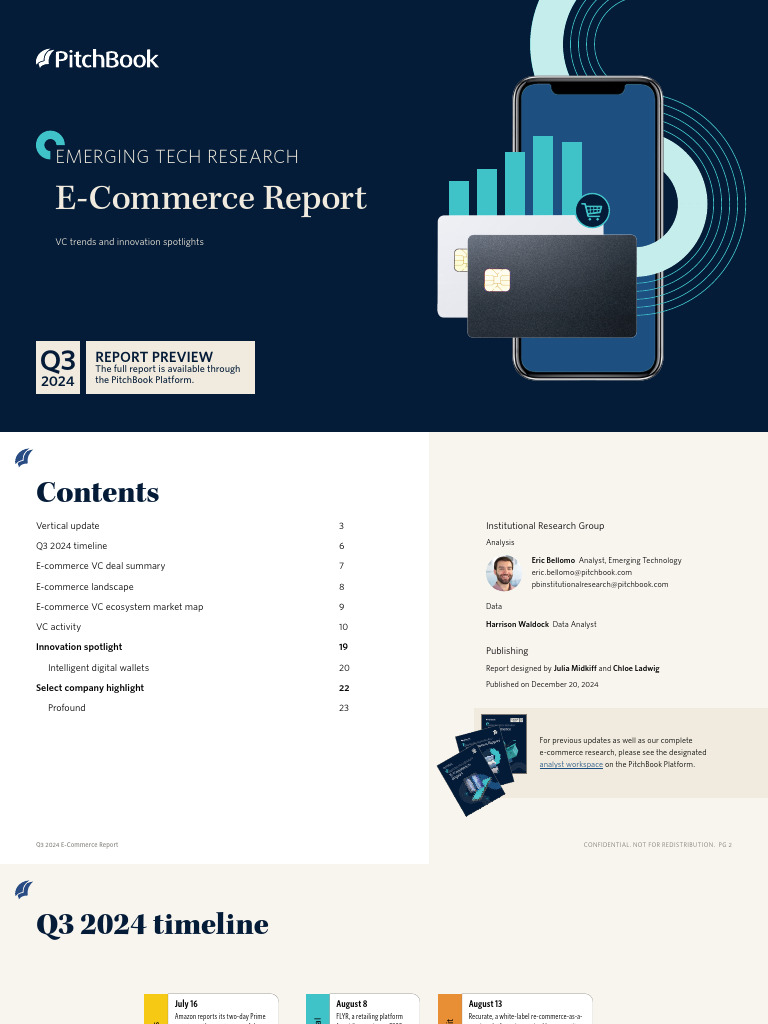 Q3 2024 E-Commerce Report Preview | PDF | Venture Capital | Corporate ...