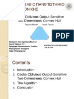 Cache-Oblivious Output-Sensitive Two Dimensional Convex Hull