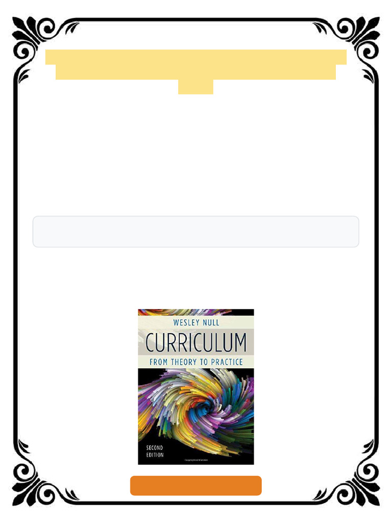 Curriculum: From Theory to Practice 2nd Edition ebook enriched content ...