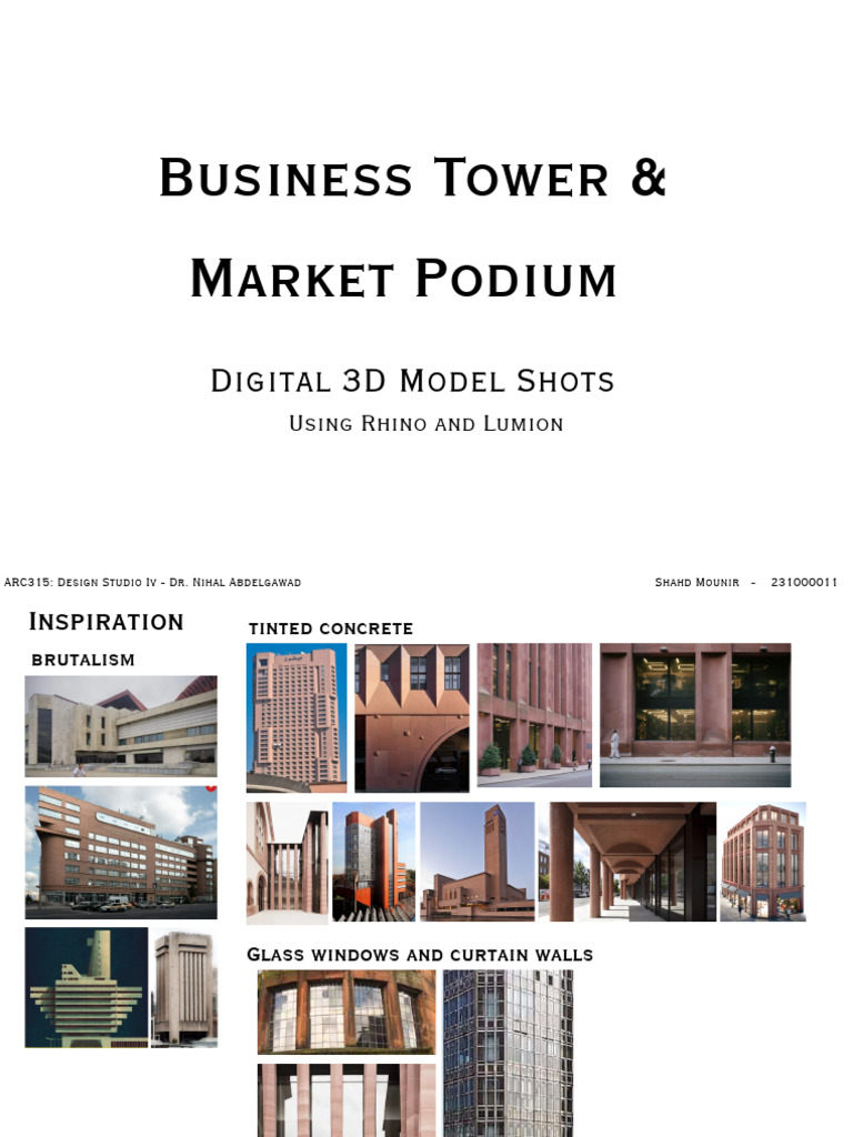 Business Tower & Podium | PDF