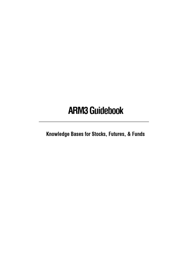 ARM3 Trading Strategies Guide | PDF | Genetic Algorithm | Cakes