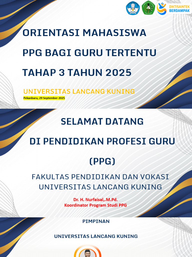 PPG Universitas Lancang Kuning 2025 | PDF