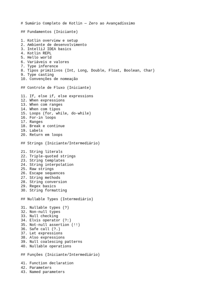 Kotlin Summary | PDF | Class (Computer Programming) | Method (Computer ...