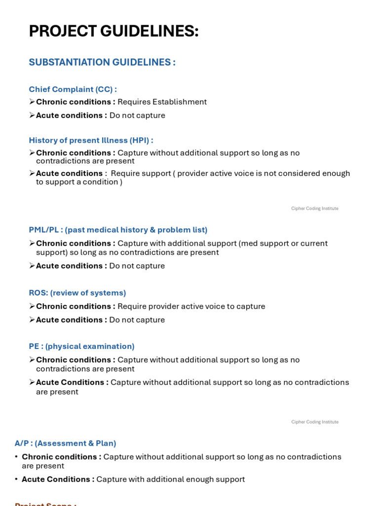 ICD Coding Guidelines for Chronic Conditions | PDF | Diabetes | Sepsis