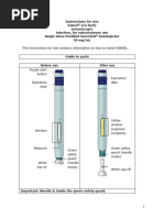 Instructions For Use Epogen (Ee-Po-Jen) (Epoetin Alfa) | PDF | Syringe ...