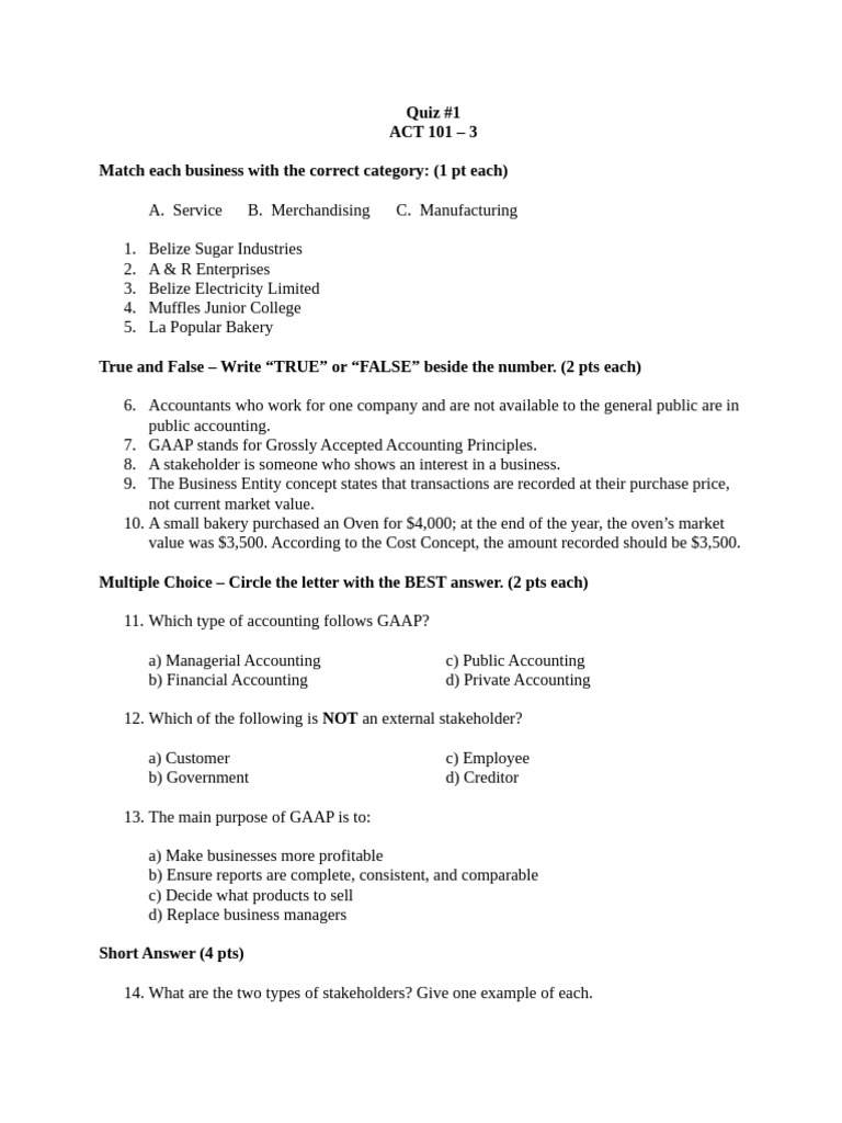 quiz 1- sec 3 | PDF