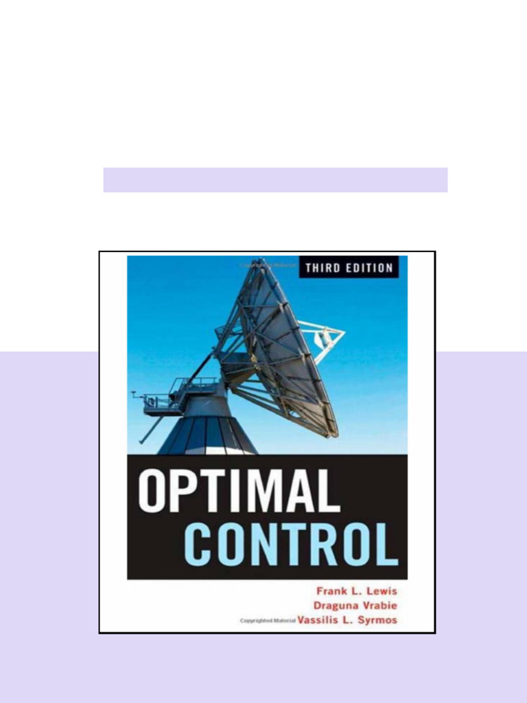 (Ebook) Optimal Control by Frank L. Lewis ISBN 9781118122709 ...