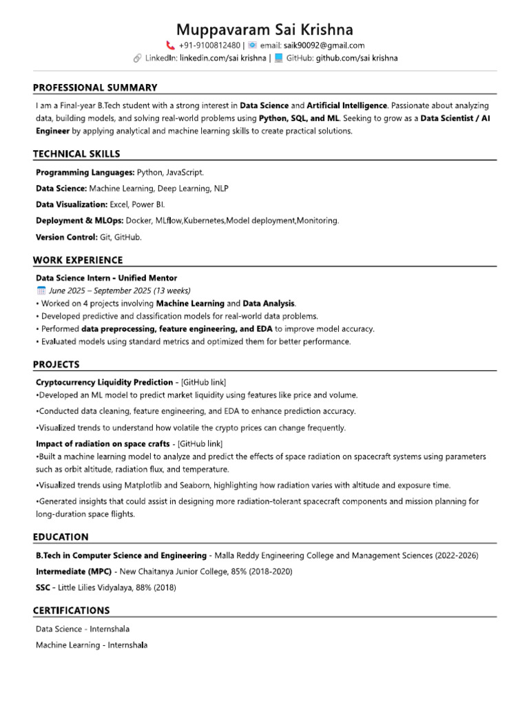 Final Resume | PDF