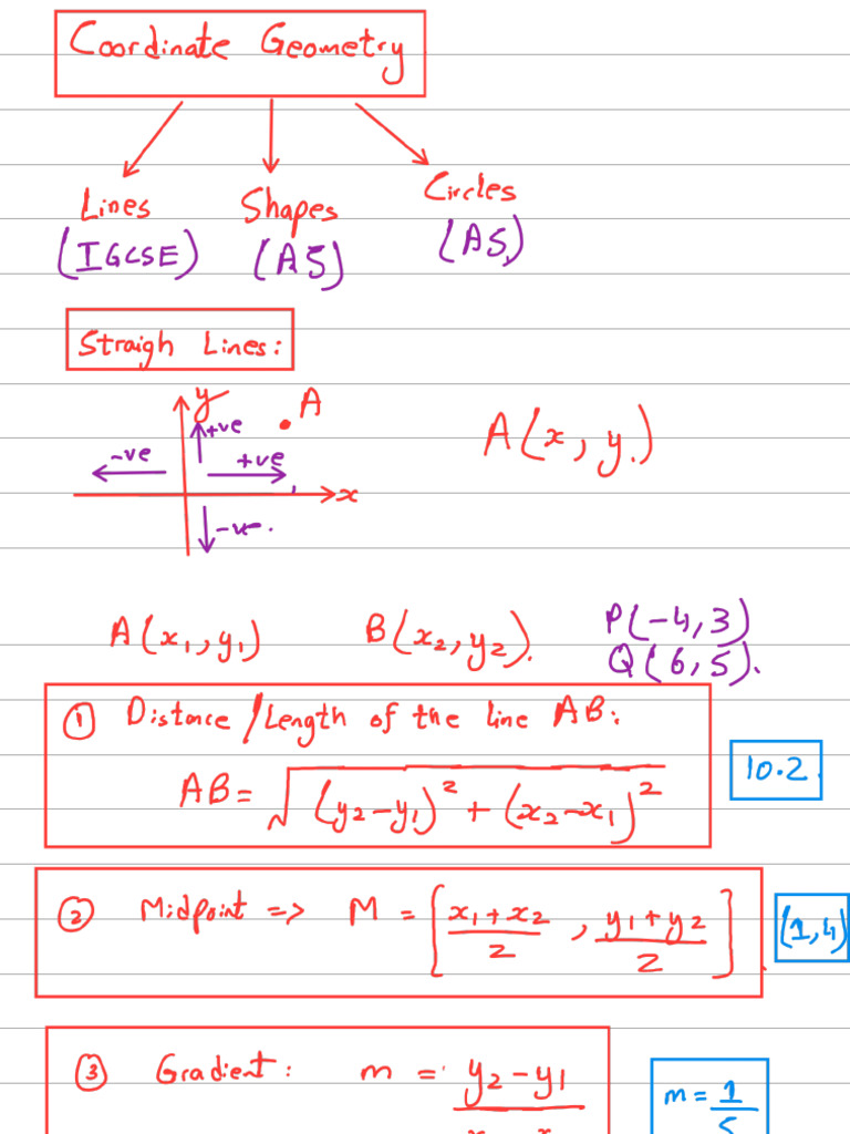 Coordinate Geometry | PDF