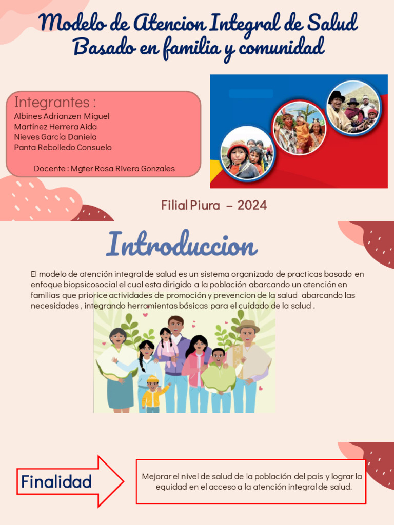 Modelo de Atención Integral en Salud 2024 | PDF | Cuidado de la salud ...