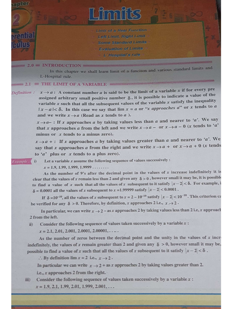 Limits | PDF