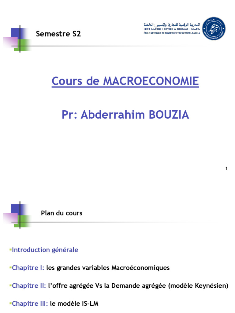 Introduction à la macroéconomie moderne | PDF | Produit intérieur brut ...