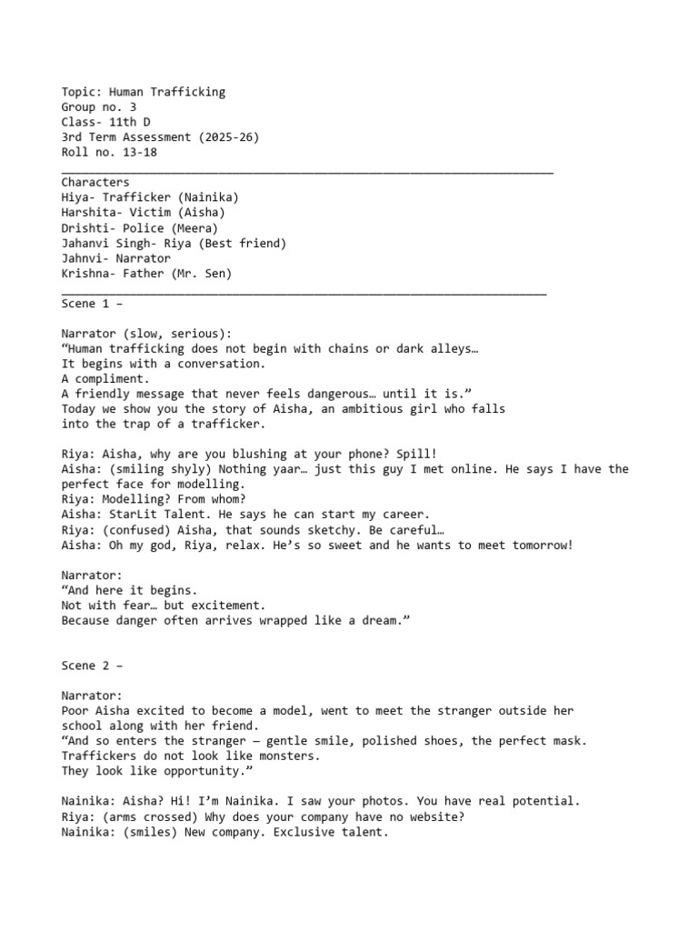 English Skit 2.0 | PDF