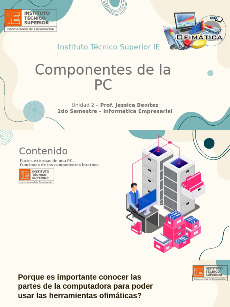 Componentes Esenciales de una PC | PDF | Hardware de la computadora ...