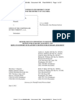 Uwbk 6-8-2012 #106 Memorandum in Opposition To Fdic Motion For Summary Judgment and Reply in Support of Plaintiffs Motion For Summary Judgment PDF