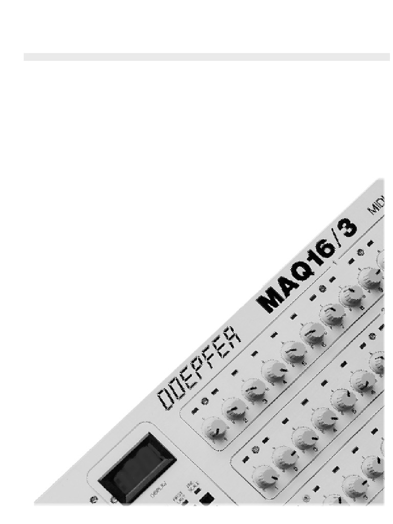 MAQ16 3 MIDI Sequencer User Guide PDF