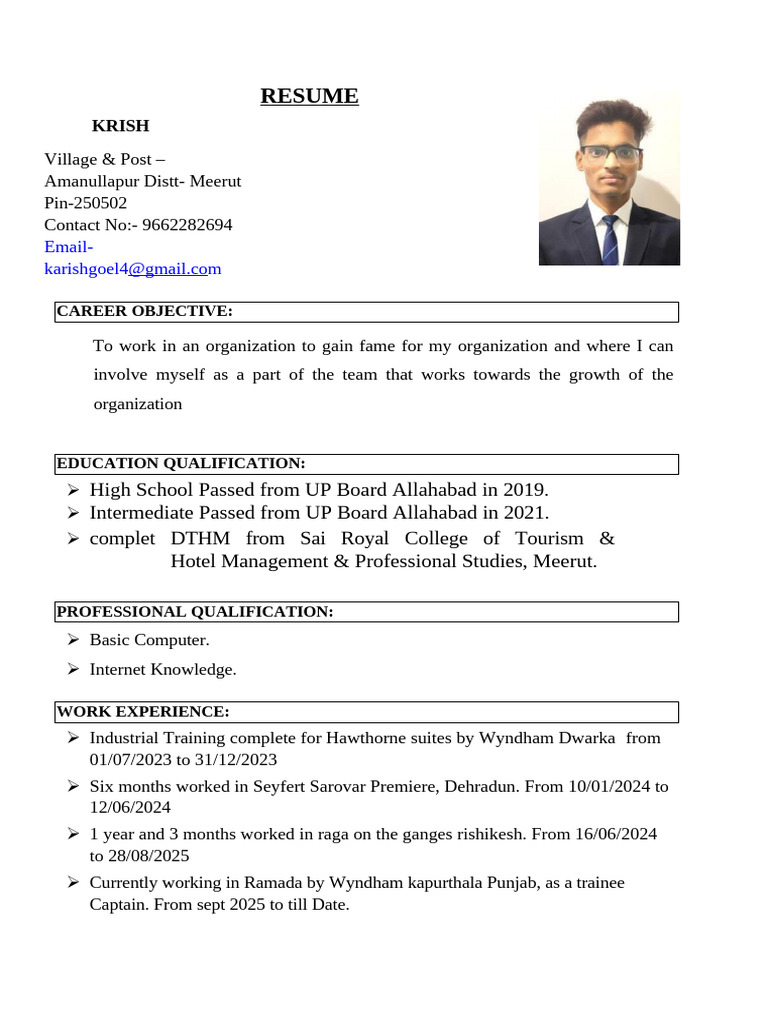 Krish Goel Document | PDF
