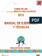 Manual de Ejercicios y Técnicas F