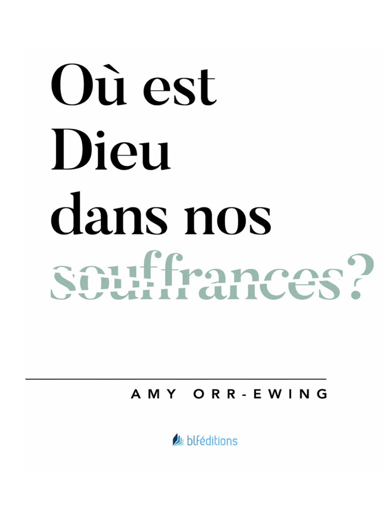 Dieu et la Souffrance : Réponses et Espoir | PDF | Dieu | Amour
