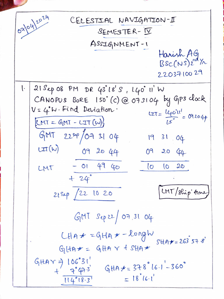 Cel Nav -2 Assignment | PDF