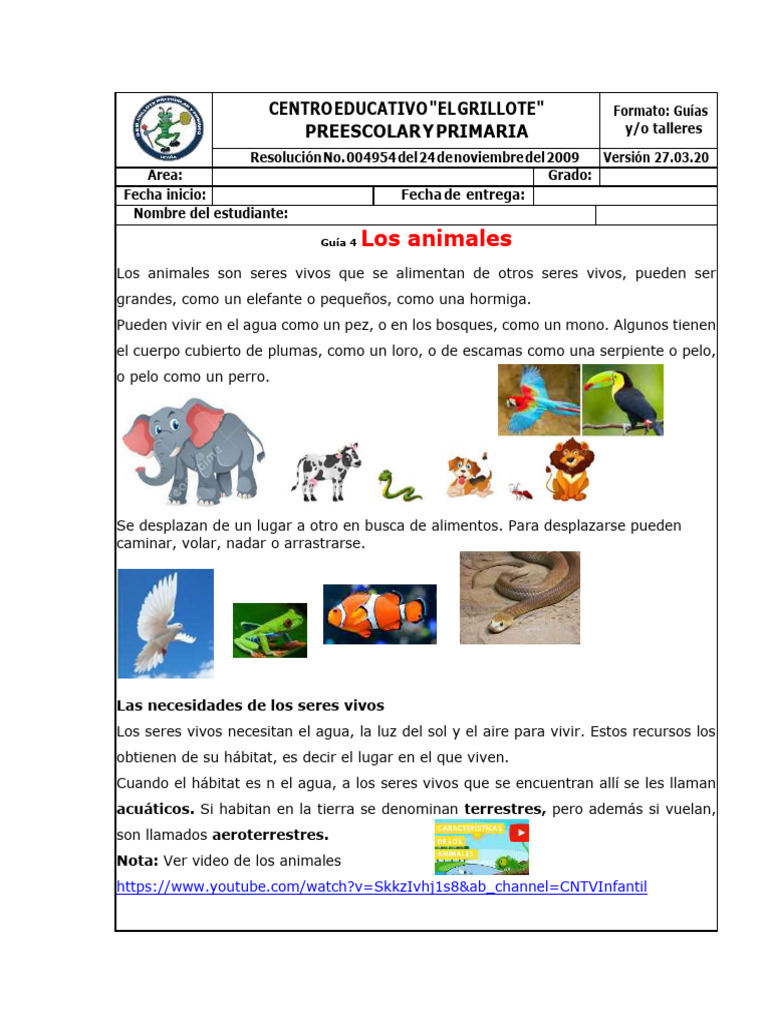 Los Animales Aa | PDF