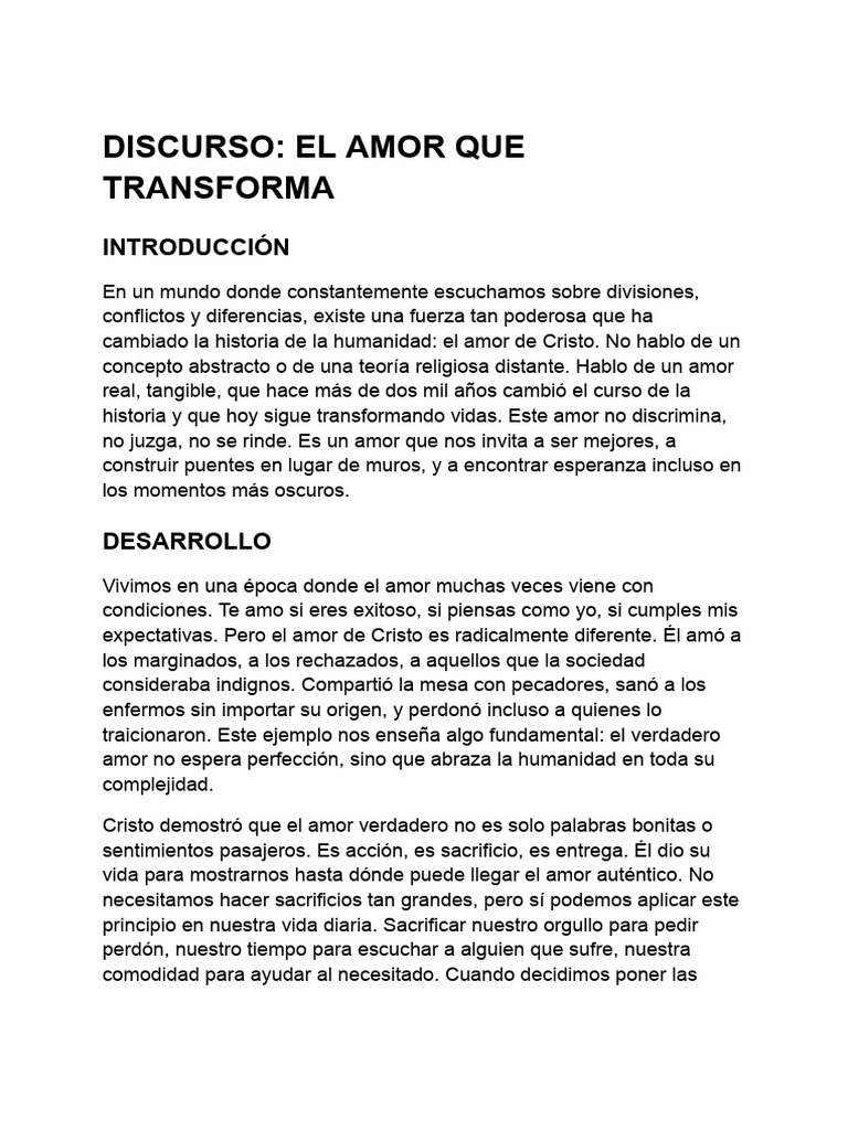 Documento Sin Título | PDF | Amor | Perdón