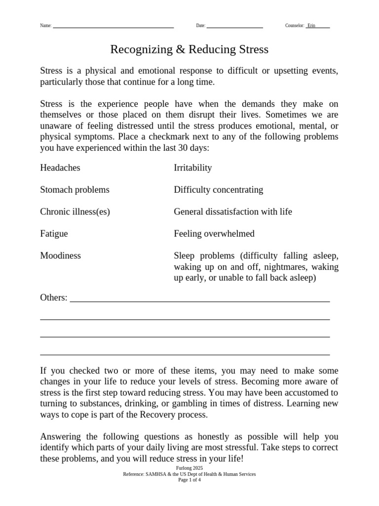 Stress Management and Coping Strategies | PDF | Stress (Biology ...