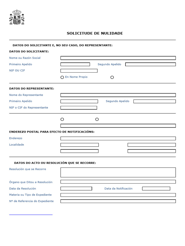 Solicitude de Nulidade | PDF