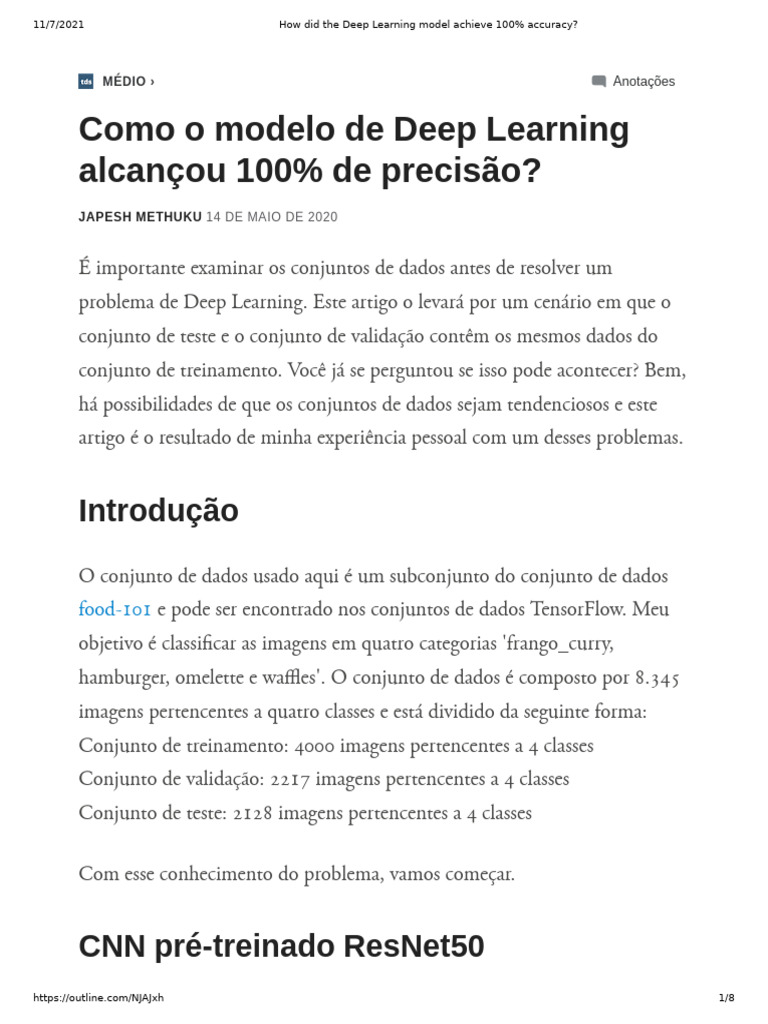 How did the Deep Learning model achieve 100% accuracy_ | PDF ...