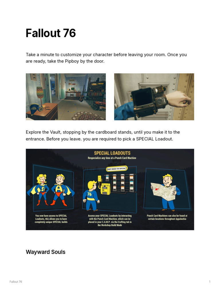 Fallout 76 | PDF