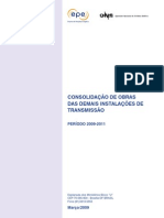 Consolidacao de Obras Das Demais Instalacoes de Transmissao 2009-2011
