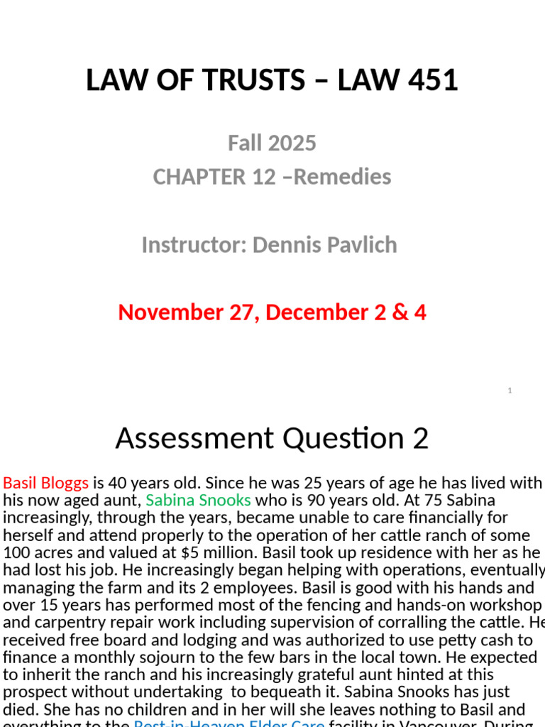 Trust Law Remedies for Beneficiaries | PDF | Legal Remedy | Damages