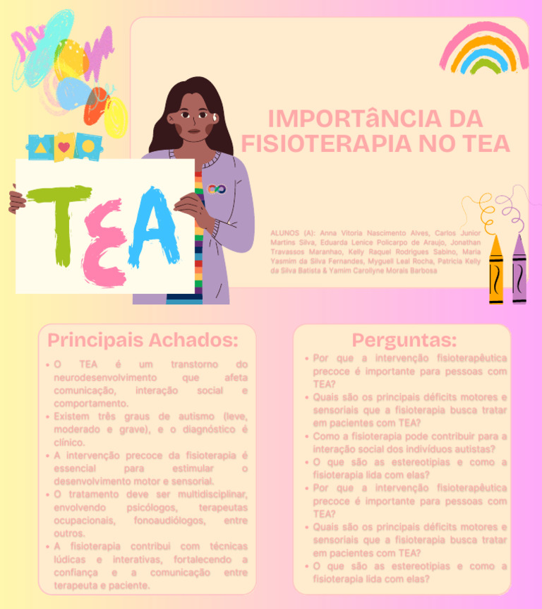 Fisioterapia e TEA: Importância e Benefícios | PDF