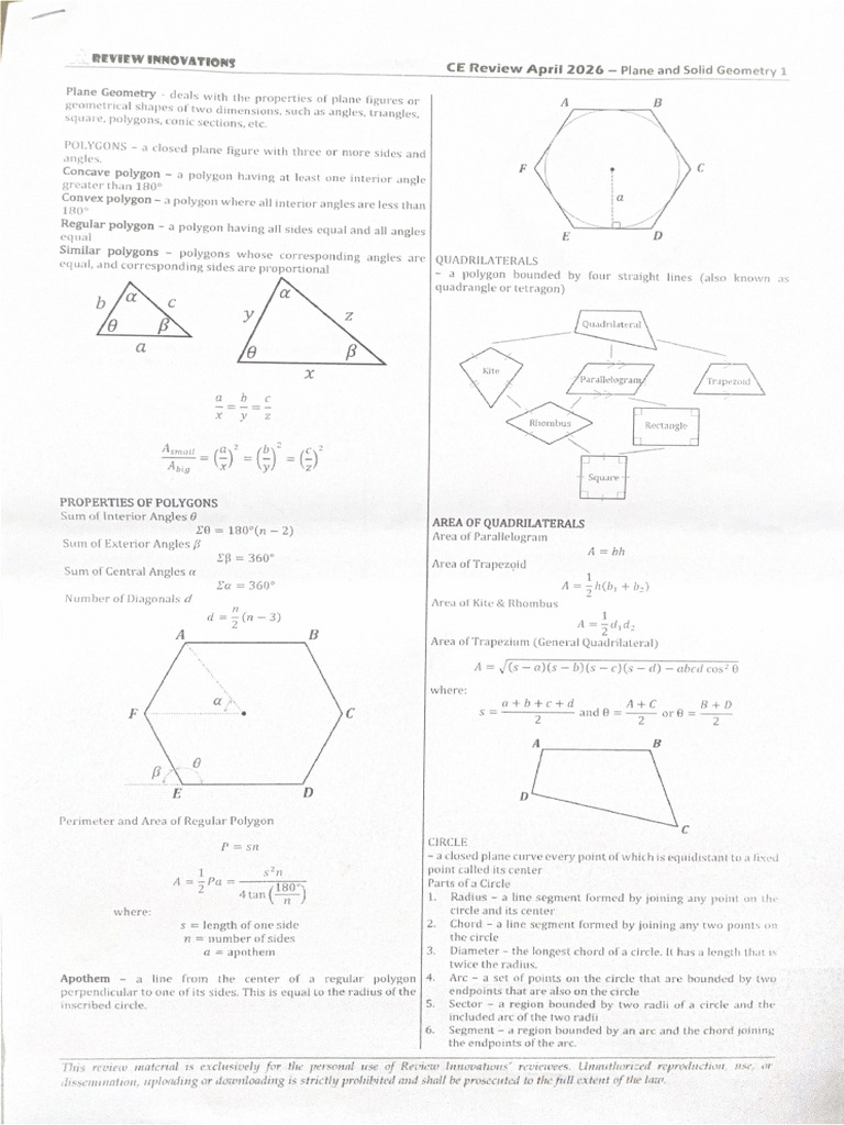 Geometry D 1 | PDF