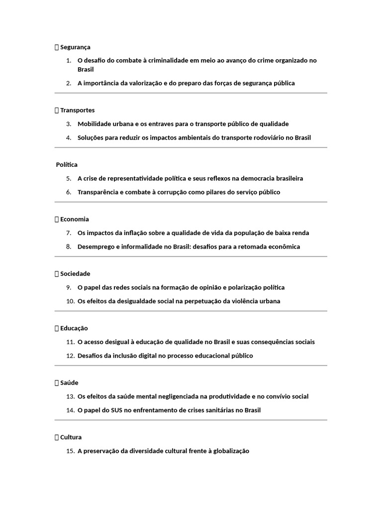 Desafios da Segurança Pública no Brasil | PDF
