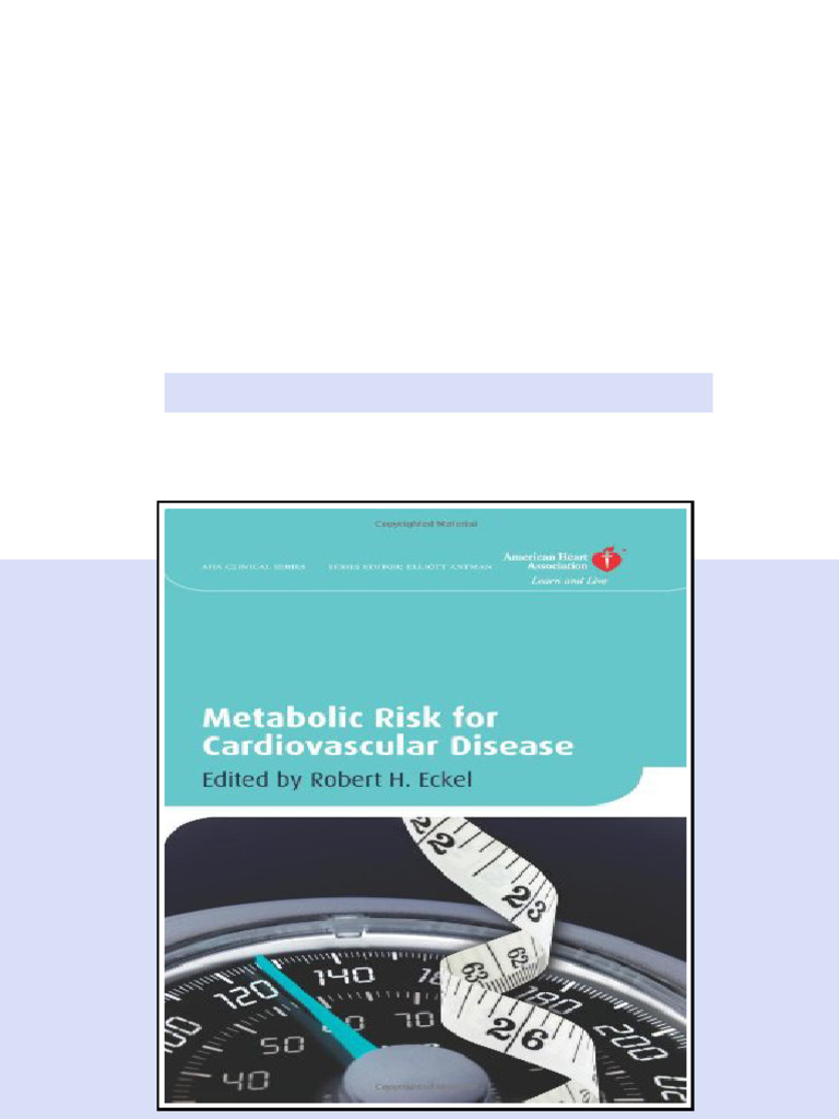 (Ebook) Metabolic Risk For Cardiovascular Disease (American Heart ...