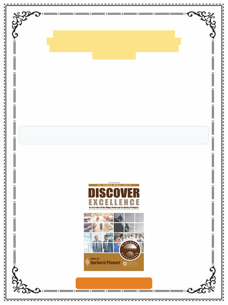 Discover Excellence: An Overview of The Shingo Model and Its Guiding ...