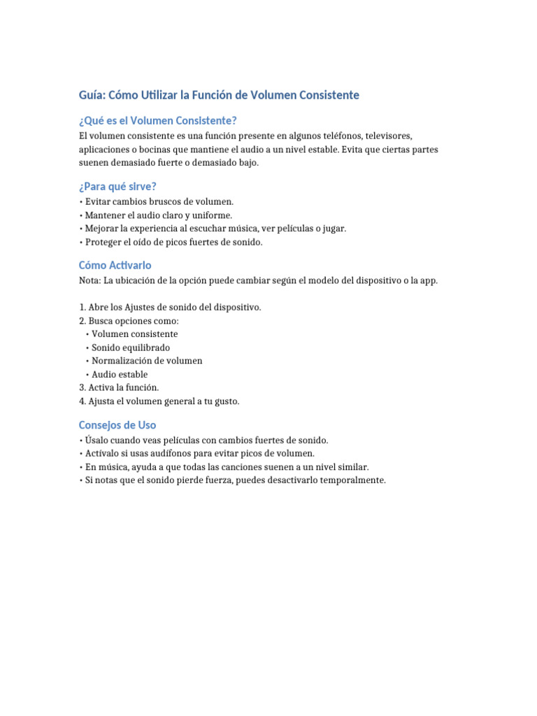 Guia Volumen Consistente | PDF