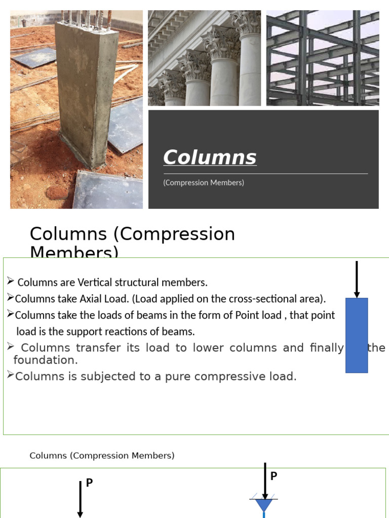 Columns | PDF | Column | Buckling