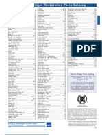 Sprite-Midget Parts Catalog