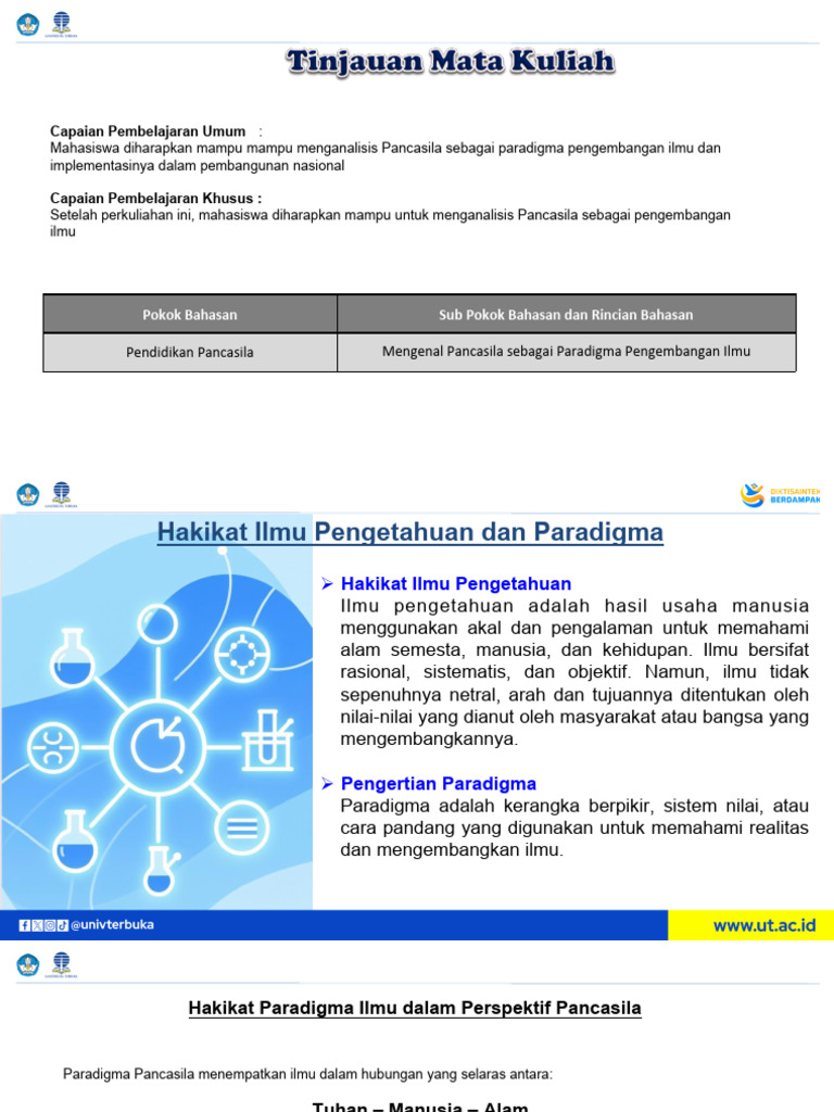 Pancasila sebagai Paradigma Ilmu | PDF
