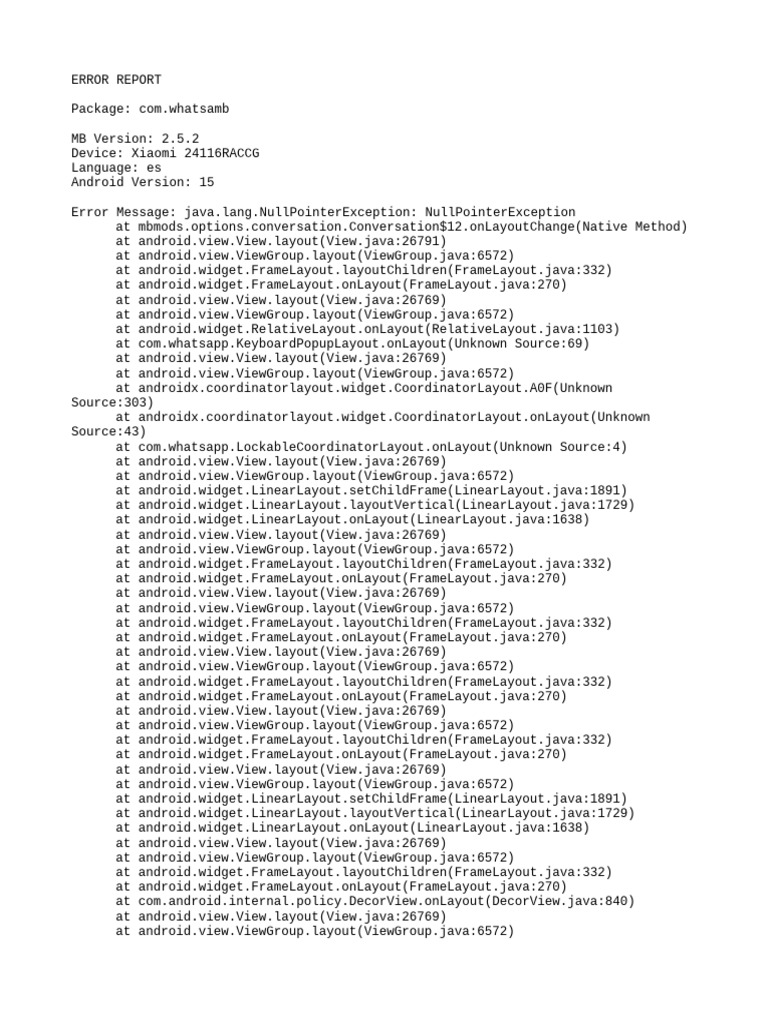 MBLog 2.5.2 1765328106671 | PDF | Java (Programming Language ...