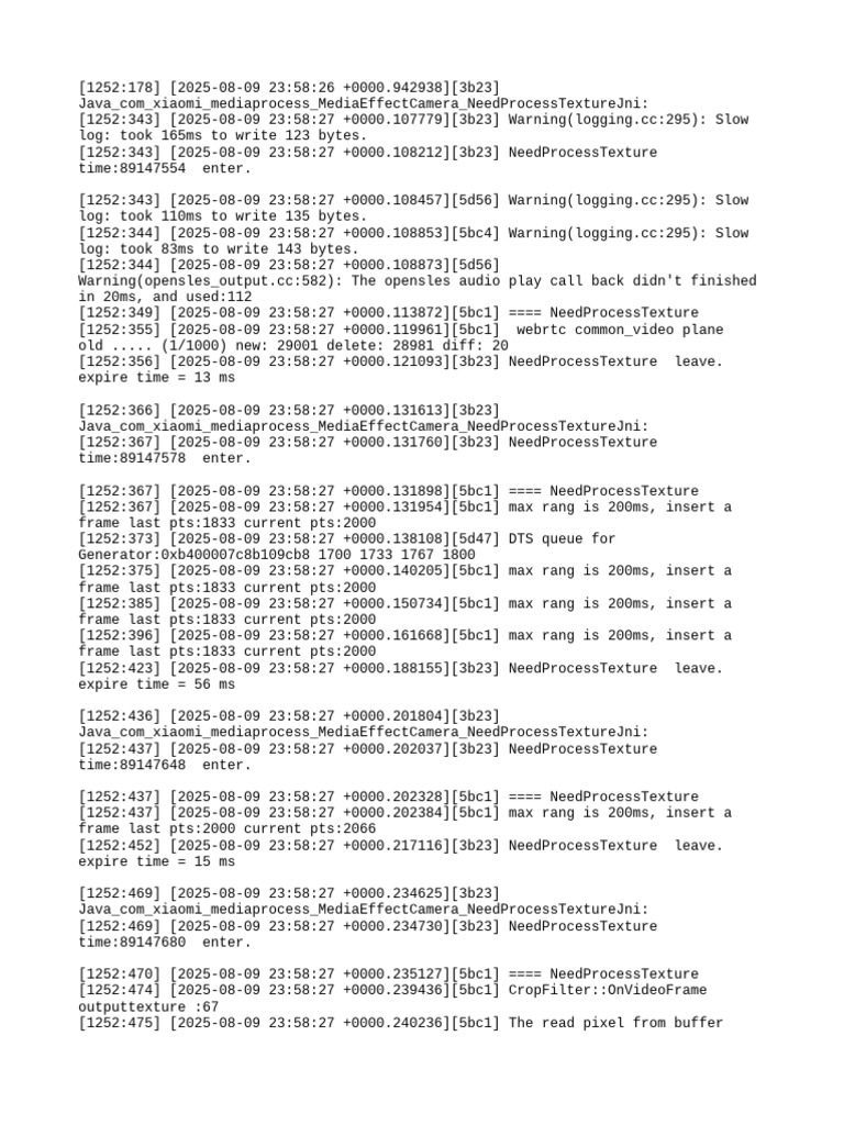 Media Processing Log Analysis | PDF | Film And Video Technology ...