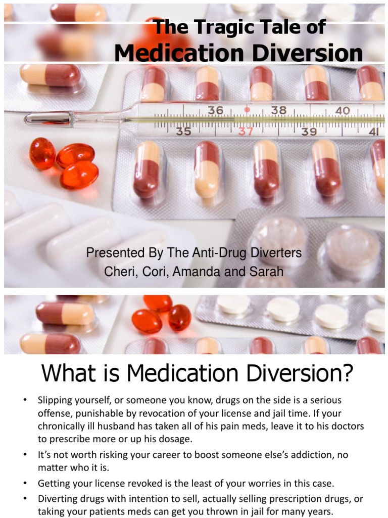 Medication Diversion The Tragic Tale of PDF Pharmaceutical Drug