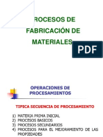 Procesos de Fabricación - Materiales - Herramientas - 2012 - 01