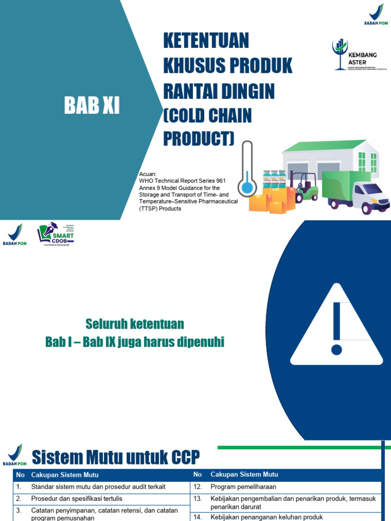 Ketentuan Rantai Dingin untuk Produk Farmasi | PDF