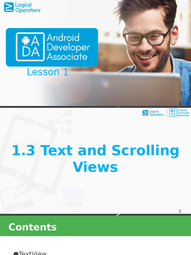 Android Text and ScrollView Guide | PDF | Html | Page Layout