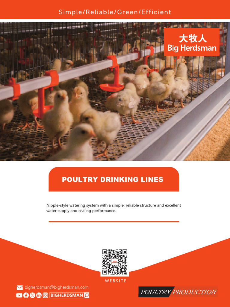 Breeder Floor Rearing Drinking System | PDF | Equipment | Chemical ...